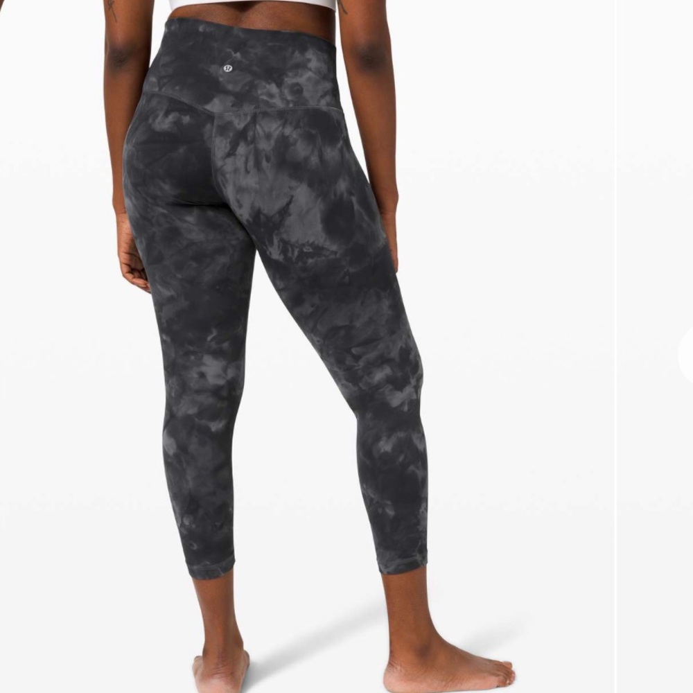 Lululemon Align High-Rise Pant 25” Diamond Dye Pitch Grey Graphite Grey